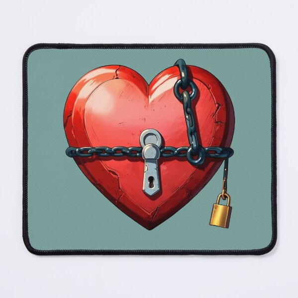 Item preview, Chain Locked Heart  designed and sold by Digiheart.