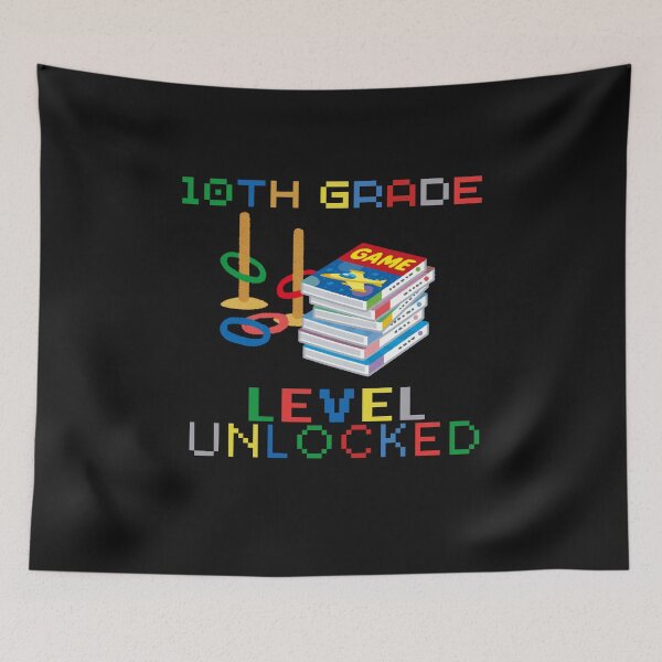 Item preview, Level Up 10th Grade Unlocked Back to School Video Gamer designed and sold by sumajouda.