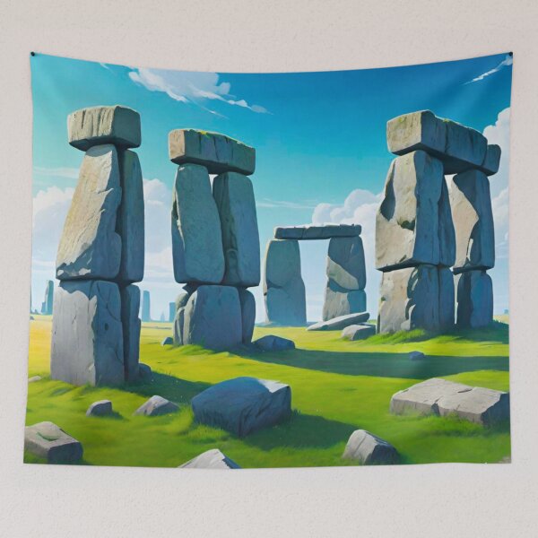 Item preview, Mystical Stonehenge at Dawn designed and sold by GrizzlyCollective.