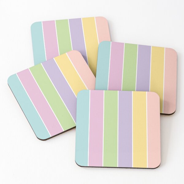 Item preview,  Pastel Colored Stripes Pattern designed and sold by AriLady.