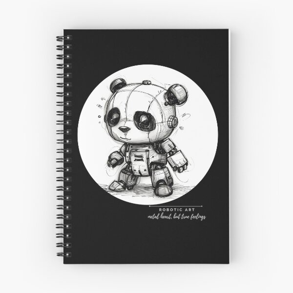 Item preview, Sweet Robot Panda Robotic Art designed and sold by BetiOnDemand.