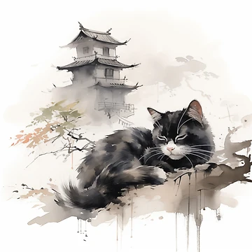 Artwork thumbnail, Sleeping Cat by Rtymer