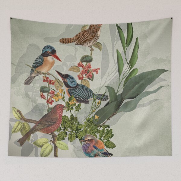 Item preview, Bird Shadow, Unique Wall designed and sold by Asmaa Abdul-Azim.