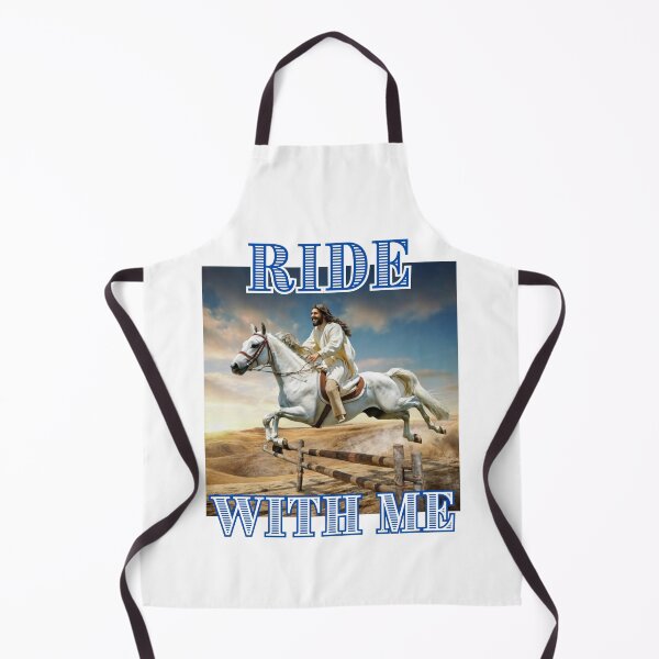 Item preview,  Ride with me say Jesus on horseback christian funny cute gifts designed and sold by thankful-loco.