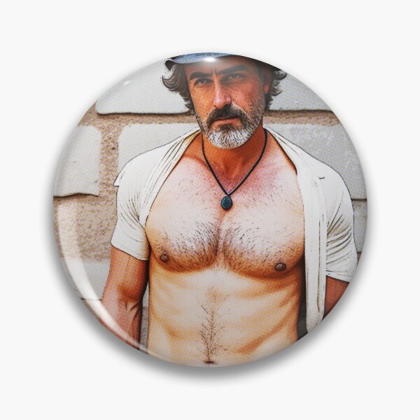 Item preview, Shirtless Male Model Beefcake Hunk 606 designed and sold by korokstudios.