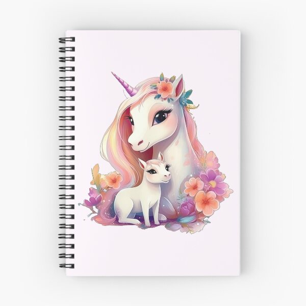 Item preview, Cute Unicorn Mom and Baby Two designed and sold by MaryFiore.