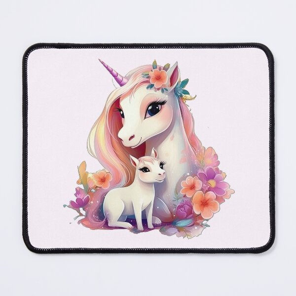 Item preview, Cute Unicorn Mom and Baby Two designed and sold by MaryFiore.
