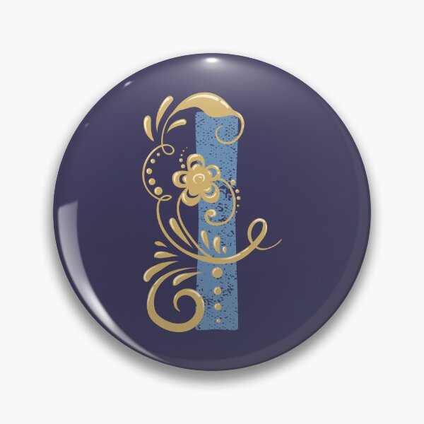 Item preview, I - Vintage Floral Initial Letter designed and sold by Deepness2023.