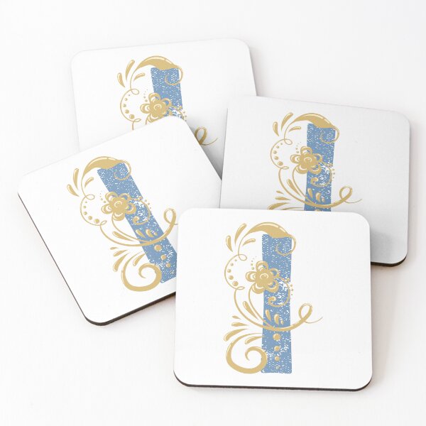 Item preview, I - Vintage Floral Initial Letter designed and sold by Deepness2023.