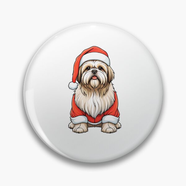 Item preview, Lhasa Apso Christmas designed and sold by TheAnimalZ00.