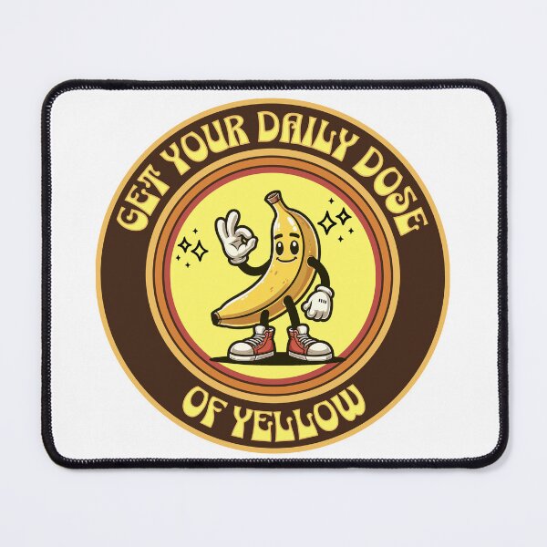 Item preview, Get Your Daily Dose of Yellow - Fun Retro Banana Design designed and sold by CALIMASHIRTS.