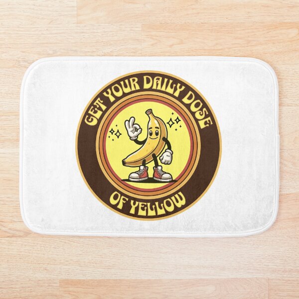 Item preview, Obtenga su dosis diaria de amarillo: divertido diseño retro de plátano designed and sold by CALIMASHIRTS.