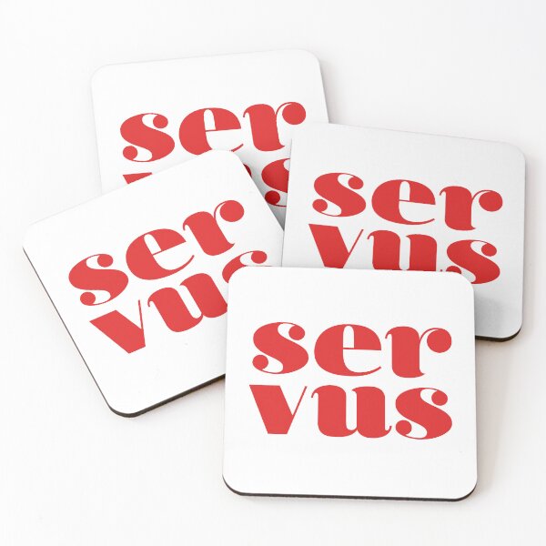 Item preview, Servus, Say Hi or Hello in German  designed and sold by HappyPeeps.
