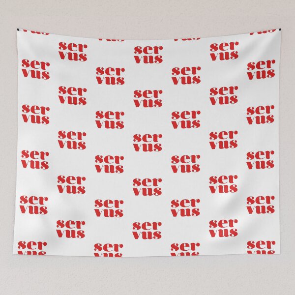 Item preview, Servus, Say Hi or Hello in German  designed and sold by HappyPeeps.