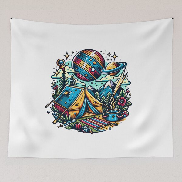 Item preview, Camping Escape: Embracing Nature's Serenity designed and sold by 0penvimark.