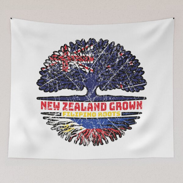 Item preview, Philippines Filipino New Zealander New Zealand Tree Roots Flag designed and sold by FlagX.