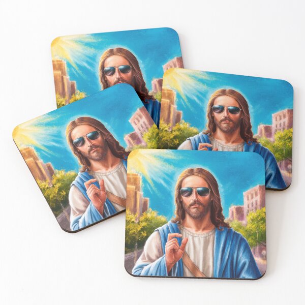 Item preview, COOL JESUS WITH SUNGLASSES  designed and sold by ChristianArt6.
