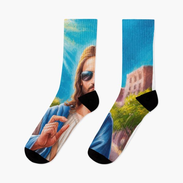 Item preview, COOL JESUS WITH SUNGLASSES  designed and sold by ChristianArt6.