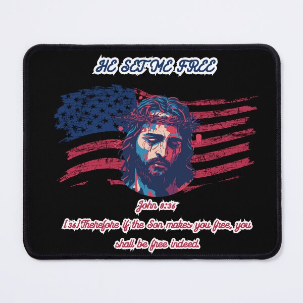 Item preview, He set me free, John 8:36 designed and sold by PastorBrianB.