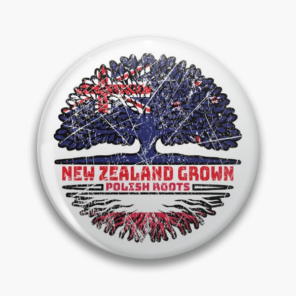 Item preview, Poland Polish New Zealander New Zealand Tree Roots Flag designed and sold by FlagX.