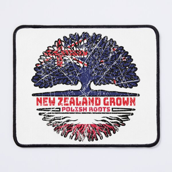 Item preview, Poland Polish New Zealander New Zealand Tree Roots Flag designed and sold by FlagX.