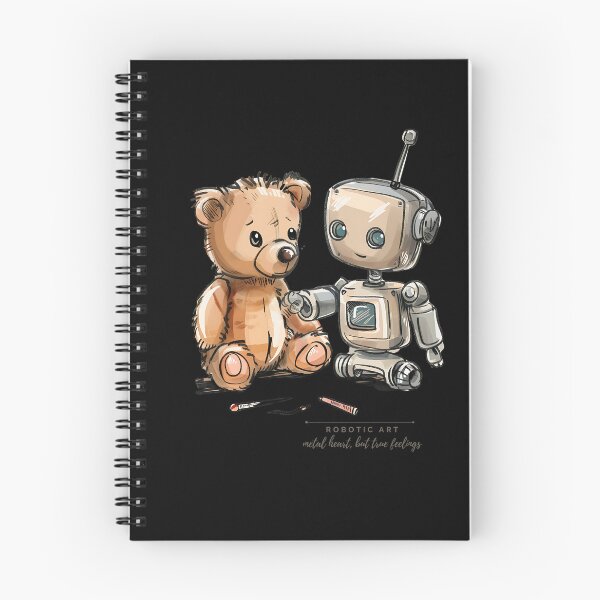 Item preview, Robot Teddy Bear And Robot Friend Robotic Art designed and sold by BetiOnDemand.