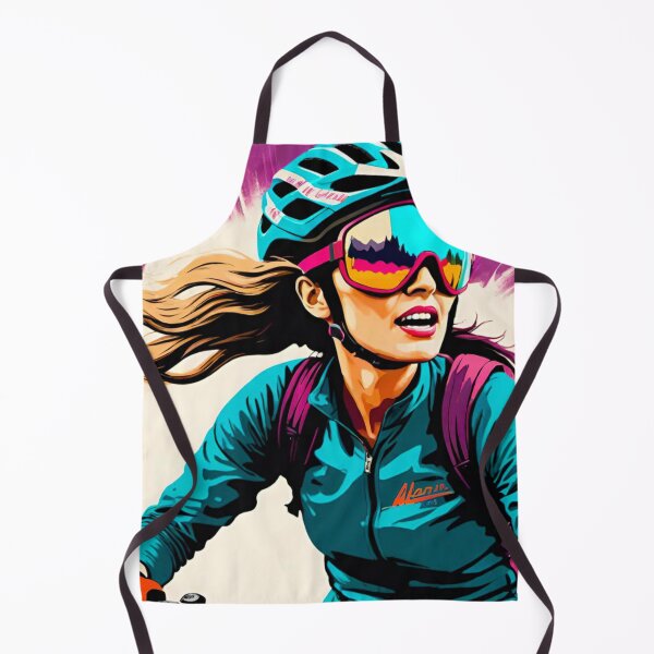 Item preview, Female Rider in Goggles and Helmet designed and sold by GrizzlyCollective.
