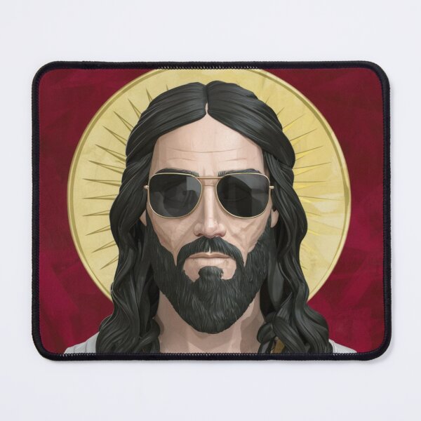 Item preview, JESUS WITH SUNGLASSES designed and sold by ChristianArt6.