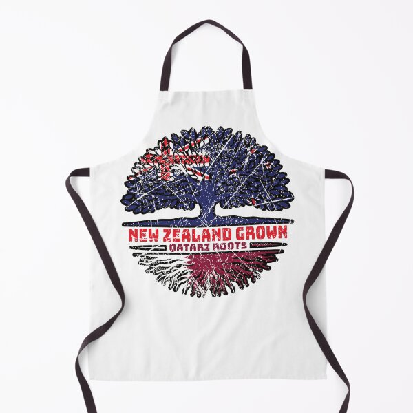 Item preview, Qatar Qatari New Zealander New Zealand Tree Roots Flag designed and sold by FlagX.