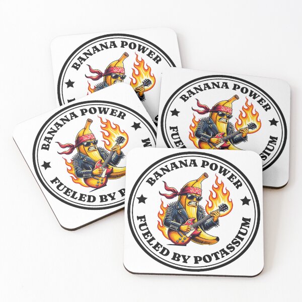 Item preview, Banana Power - Fueled by Potassium Rock and Roll Design designed and sold by CALIMASHIRTS.