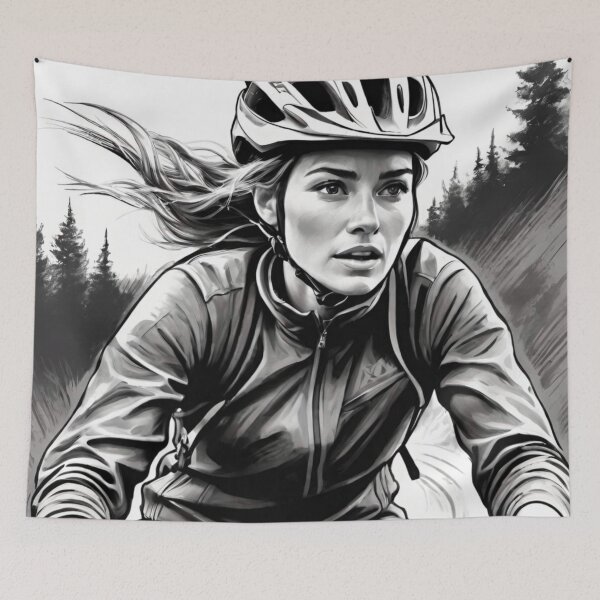 Item preview, Black and White Feral Rider designed and sold by GrizzlyCollective.