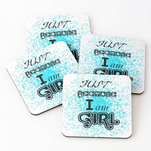 Item preview, Just Because I'm Girl designed and sold by jttrends.