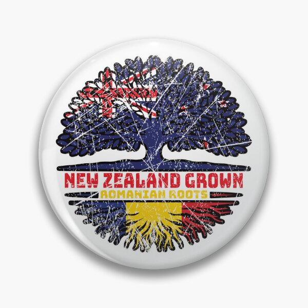 Item preview, Romania Romanian New Zealander New Zealand Tree Roots Flag designed and sold by FlagX.