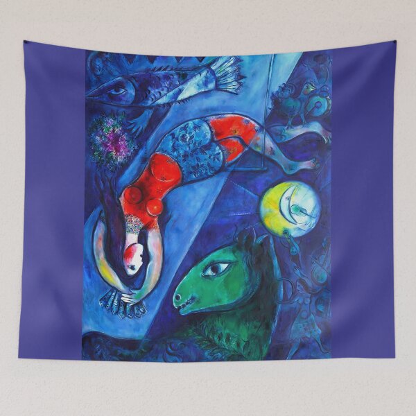 Artikelvorschau, Marc Chagall, Blauer Zirkus 2 entworfen und verkauft von philippesurRB.