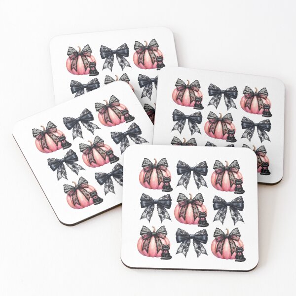 Item preview, Halloween Coquette Pumkins & Black Cats designed and sold by darkskydelights.