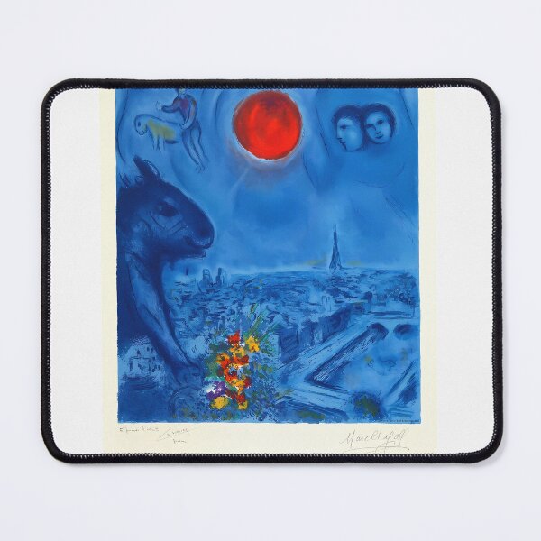 Item preview, Marc Chagall red moon designed and sold by philippesurRB.