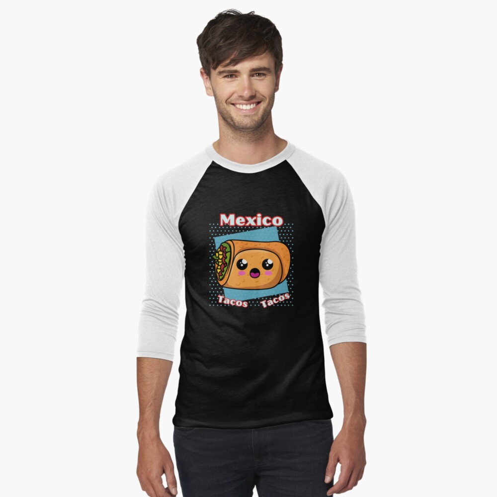Vista previa del artículo con la obra «Camiseta ¾ estilo béisbol», diseñado y vendido por AnyMar2023.