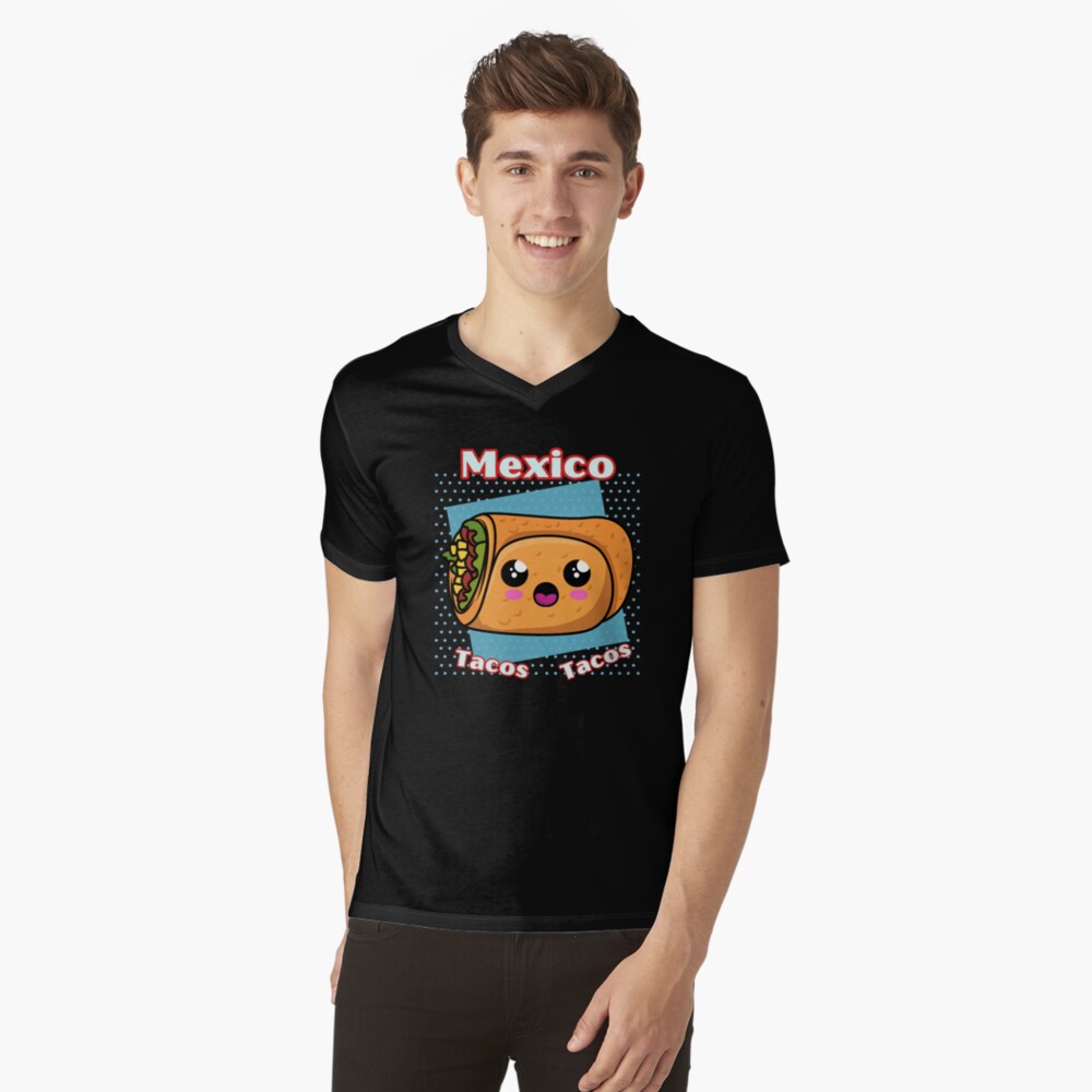 Vista previa del artículo con la obra «Camiseta de cuello en V», diseñado y vendido por AnyMar2023.