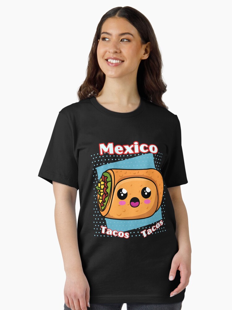 Imagen 1 de 7, Camiseta esencial con la obra Comida mexicana , diseñada y vendida por AnyMar2023.