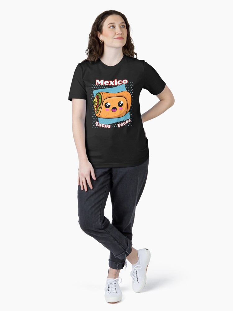 Imagen 4 de 7, Camiseta esencial con la obra Comida mexicana , diseñada y vendida por AnyMar2023.