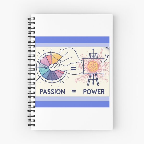 Item preview, Passion is Power  Mantra Graphic illusion Pastel line art   designed and sold by Nanthanon.