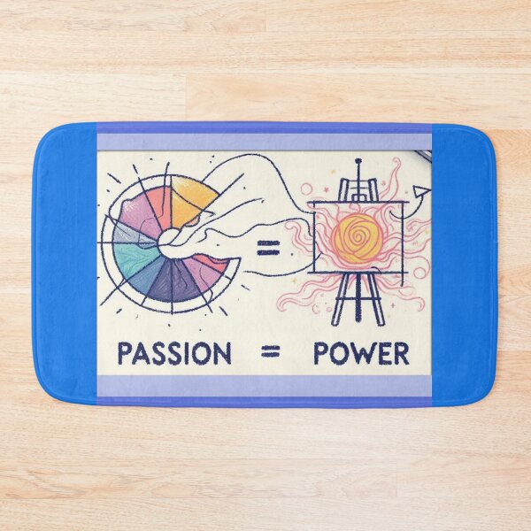 Item preview, Passion is Power  Mantra Graphic illusion Pastel line art   designed and sold by Nanthanon.