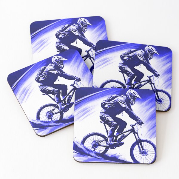 Item preview, Blue MTB Rider Design  designed and sold by GrizzlyCollective.