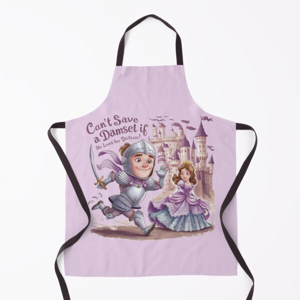 Item preview, Can't Save A Damsel If She Loves Her Distress designed and sold by Flirt-Teez.