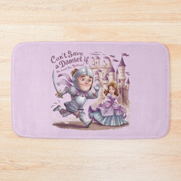 Item preview, Can't Save A Damsel If She Loves Her Distress designed and sold by Flirt-Teez.