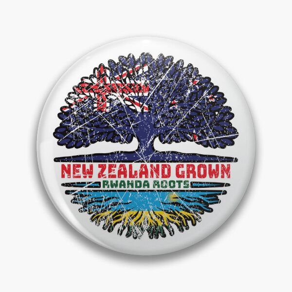 Item preview, Rwanda Rwandan New Zealander New Zealand Tree Roots Flag designed and sold by FlagX.