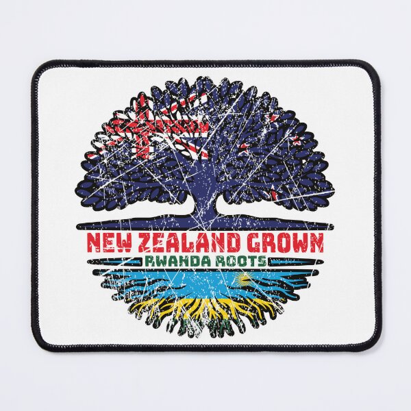 Item preview, Rwanda Rwandan New Zealander New Zealand Tree Roots Flag designed and sold by FlagX.