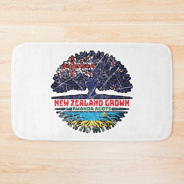 Item preview, Rwanda Rwandan New Zealander New Zealand Tree Roots Flag designed and sold by FlagX.