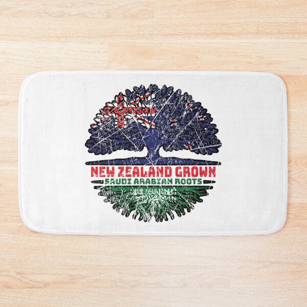 Item preview, Saudi Arabia Saudi Arabian New Zealander New Zealand Tree Roots Flag designed and sold by FlagX.