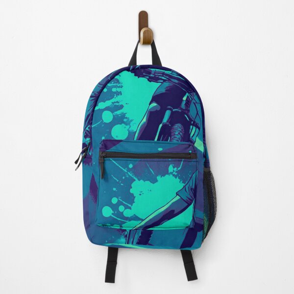 Item preview, Blue MTB Shredder: Adrenaline-Fueled Adventure designed and sold by GrizzlyCollective.